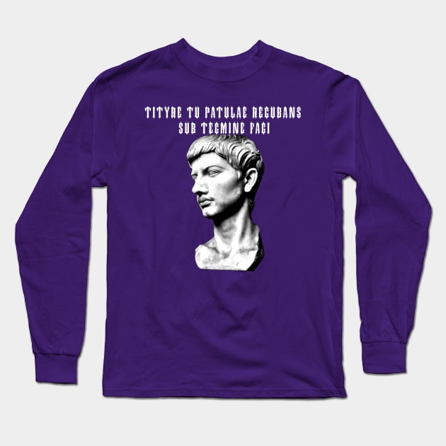 Virgil the poet Long Sleeve T-Shirt by Blacklinesw9